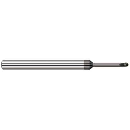 End Mill For Aluminum Alloys - Ball, 0.0930 (3/32), Finish - Machining: Amorphous Diamond